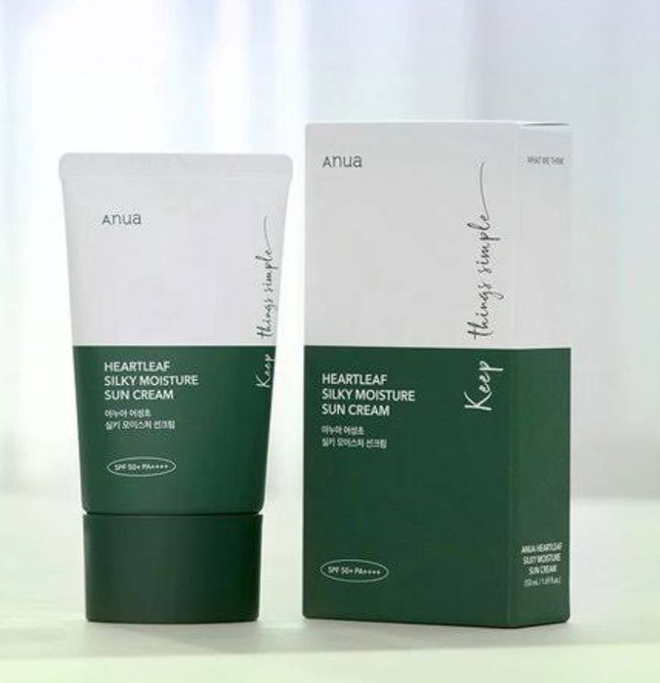 Anua Heartleaf Silky Moisture Sun Screen