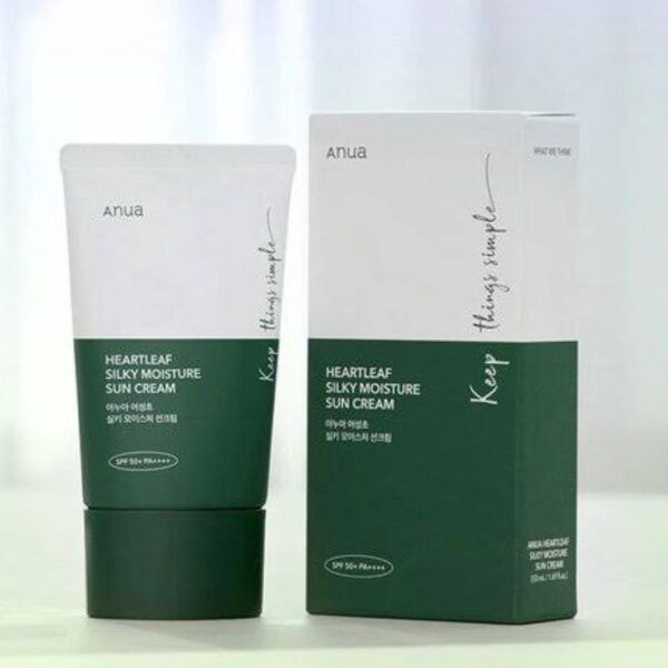 Anua Heartleaf Silky Moisture Sun Screen